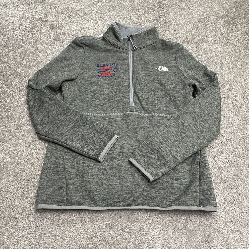 The North Face Canyon Lands Jacket Womens Medium Gray 1/4 Zip Outdoor Hiking